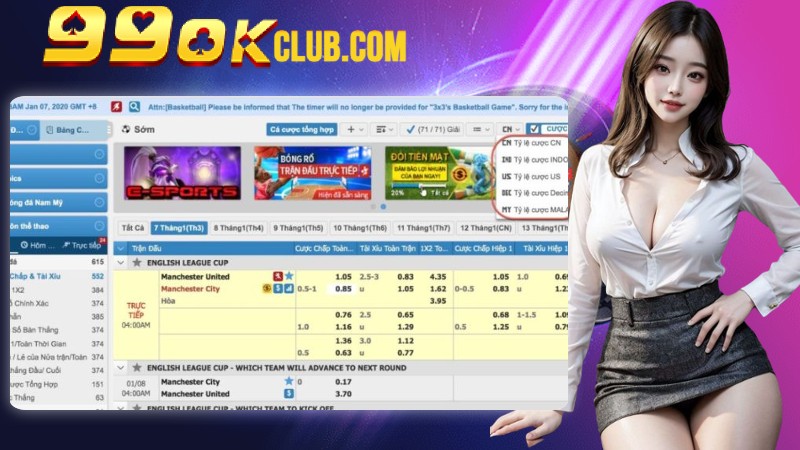 Hệ thống sảnh CMD cập nhật kết quả liên tục và nhanh chóng